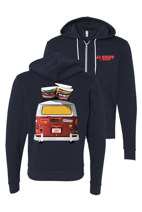 Surf Van Zip Up Hoodie