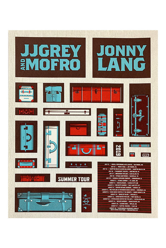 JJ Grey / Jonny Lang 2019 Summer Tour Poster